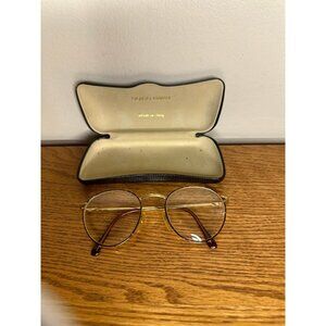Giorgio armani Eyeglasses brown and gold Valentino frames with case